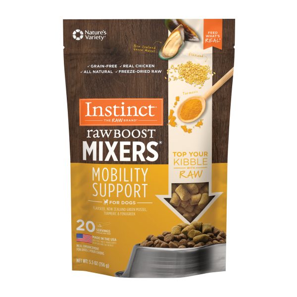 Instinct Dog Freeze-Dried Raw Boost Mixers Mobility Support