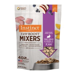 Instinct Cat Freeze-dried Raw Boost Mixers Rabbit Recipe Packaging