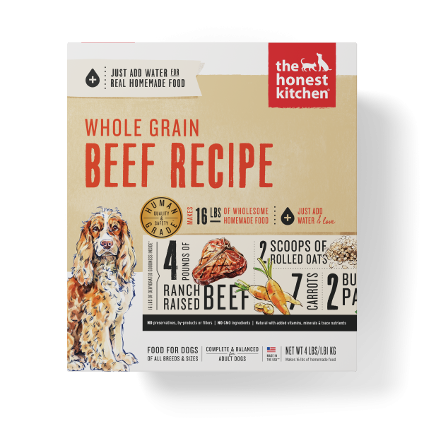 Honest Kitchen Dehydrated Beef Recipe 4lb