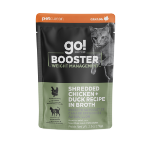 Go! Solutions Cat Booster Weight Management Shredded Chicken & Duck 71g Front