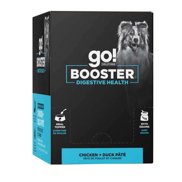 Go! Solutions Dog Booster Digestive Health Chicken & Duck Pate 79g Case