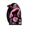Flexi Leash Classic Cord Pink 8m Medium Packaging-300 Flexi Leash Classic Cord Pink 8m Medium Packaging