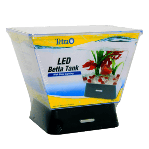 Tetra Betta Fish LED Cubed Aquarium 1 Gal