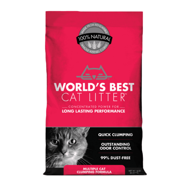 World's Best Multiple Cat Clumping Litter Pet Food 'N More
