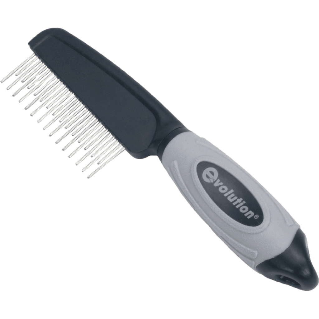 Evolution Shedding Dog Comb with Rotating Teeth