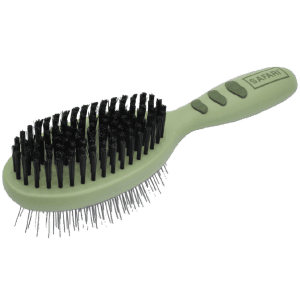 Safari Plastic Pin & Bristle Combo Brush