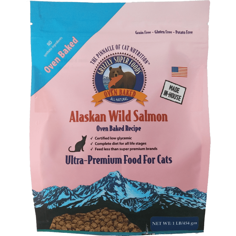 Grizzly Cat Wild Salmon Oven Baked Recipe Pet Food 'N More