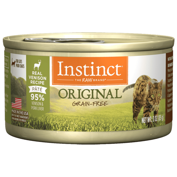 Instinct Cat Original Can Venison 3oz-lg Instinct Cat Original Venison Grain-Free