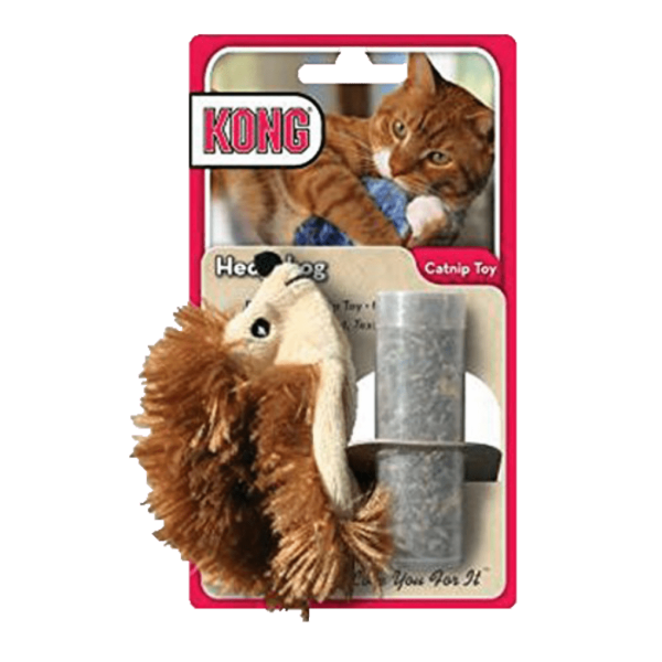 Kong Hedgehog Refillable Catnip-lg Kong Cat Refillables Hedgehog