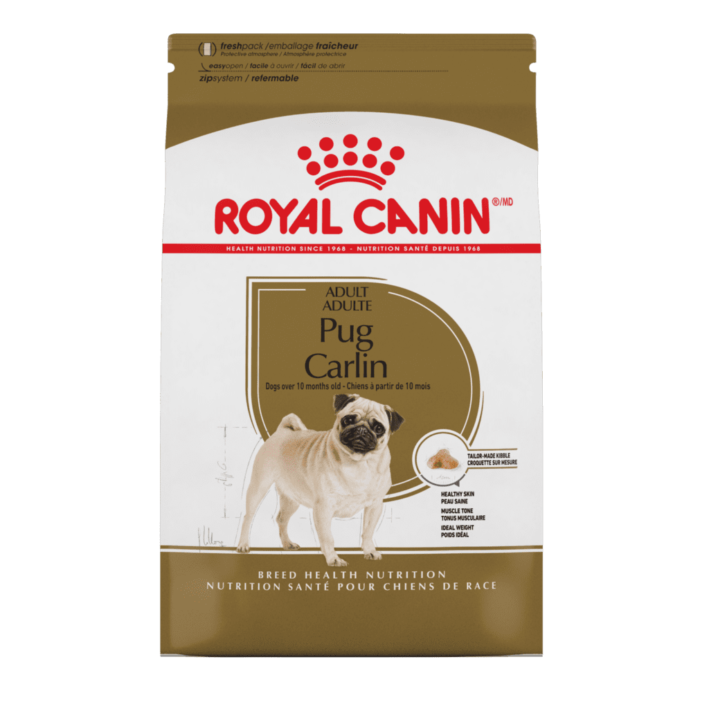 royal canin pug dog food